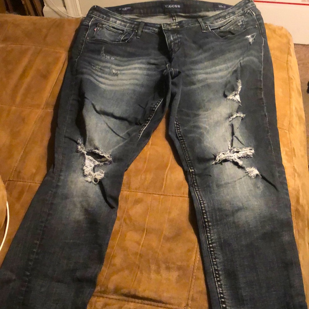 VIGOSS CROP JEAN SIZE 16 in EUC